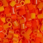 画像2: ピクセルビーズ （5mm） オレンジカラー5色 ランダムアソートミックス 1000粒 PNX05 (2)