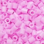 画像2: 【入荷未定】フューズビーズ ミドル（5mm）ピンク 1000粒 R40 (2)