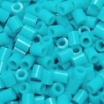 画像2: 【入荷未定】フューズビーズ ミドル（5mm）ピーコックブルー 1000粒 R45 (2)