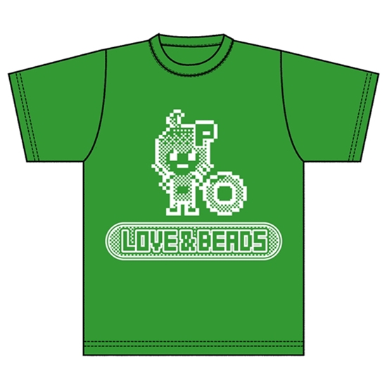 画像1: 【在庫限り】ピクセルピコ公式 LOVE & BEADS オリジナル Tシャツ PP-LBT (1)
